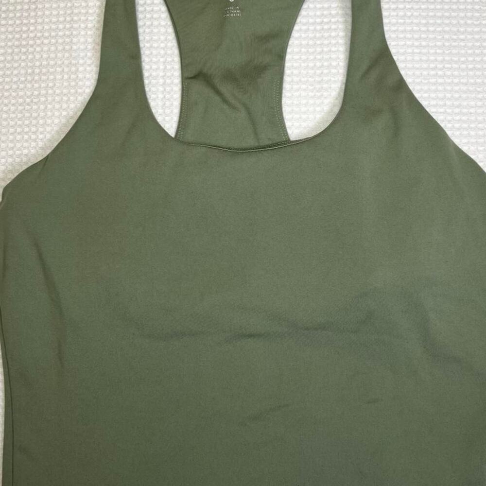 Dsg olive green sports tank